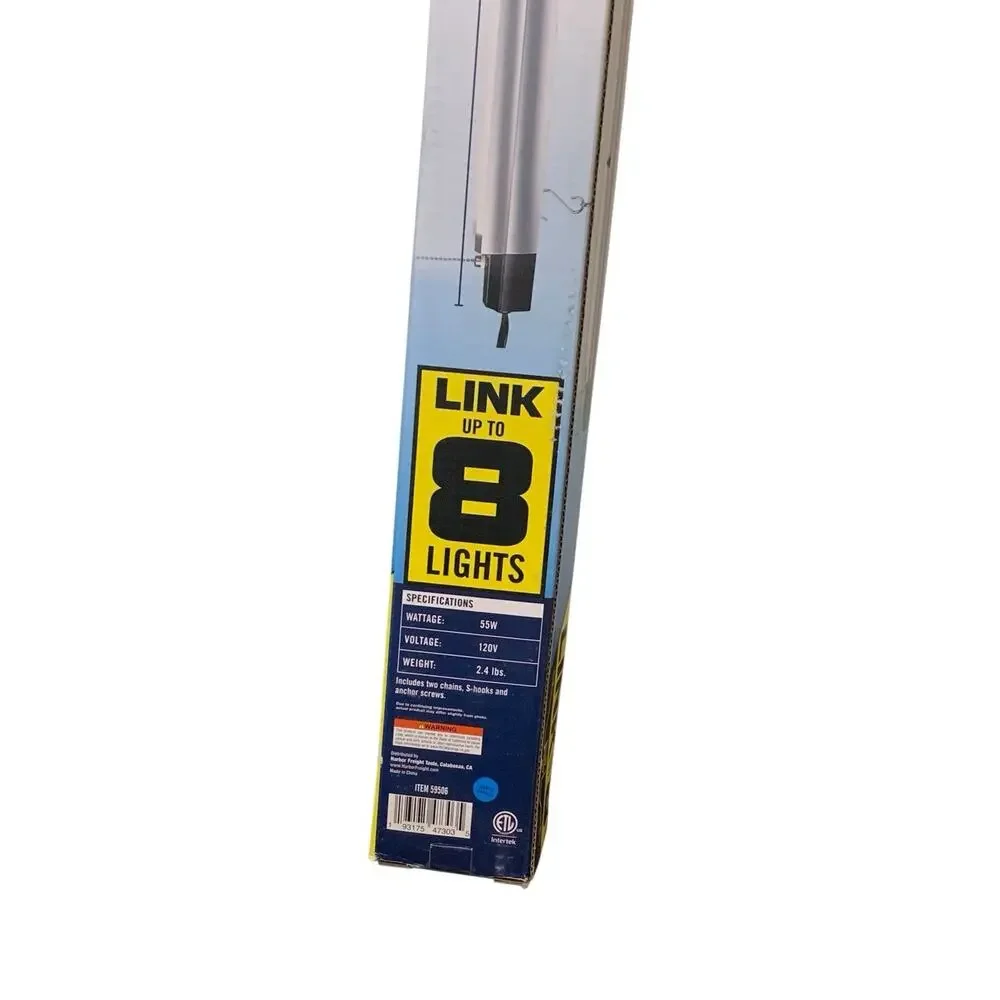 BRAUN 4 ft Led Linkable Shop Light 5500 Lumens, White 59506